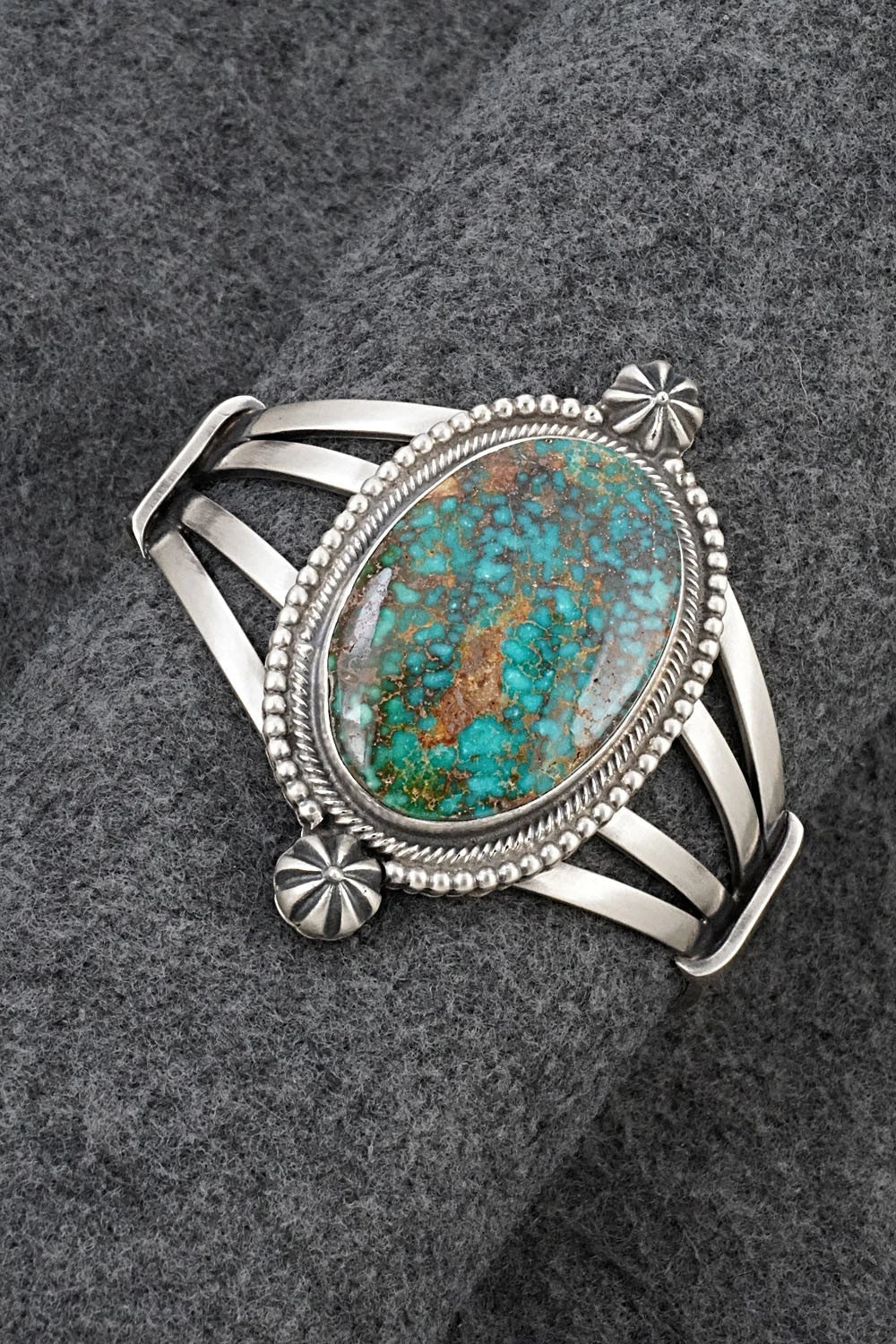 Turquoise & Sterling Silver Bracelet - Kathleen Livingston