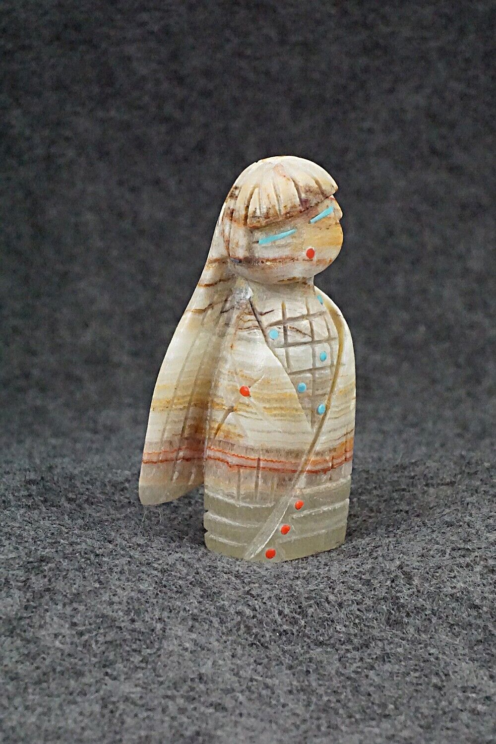 Corn Maiden Zuni Fetish Carving - Douglas Martza