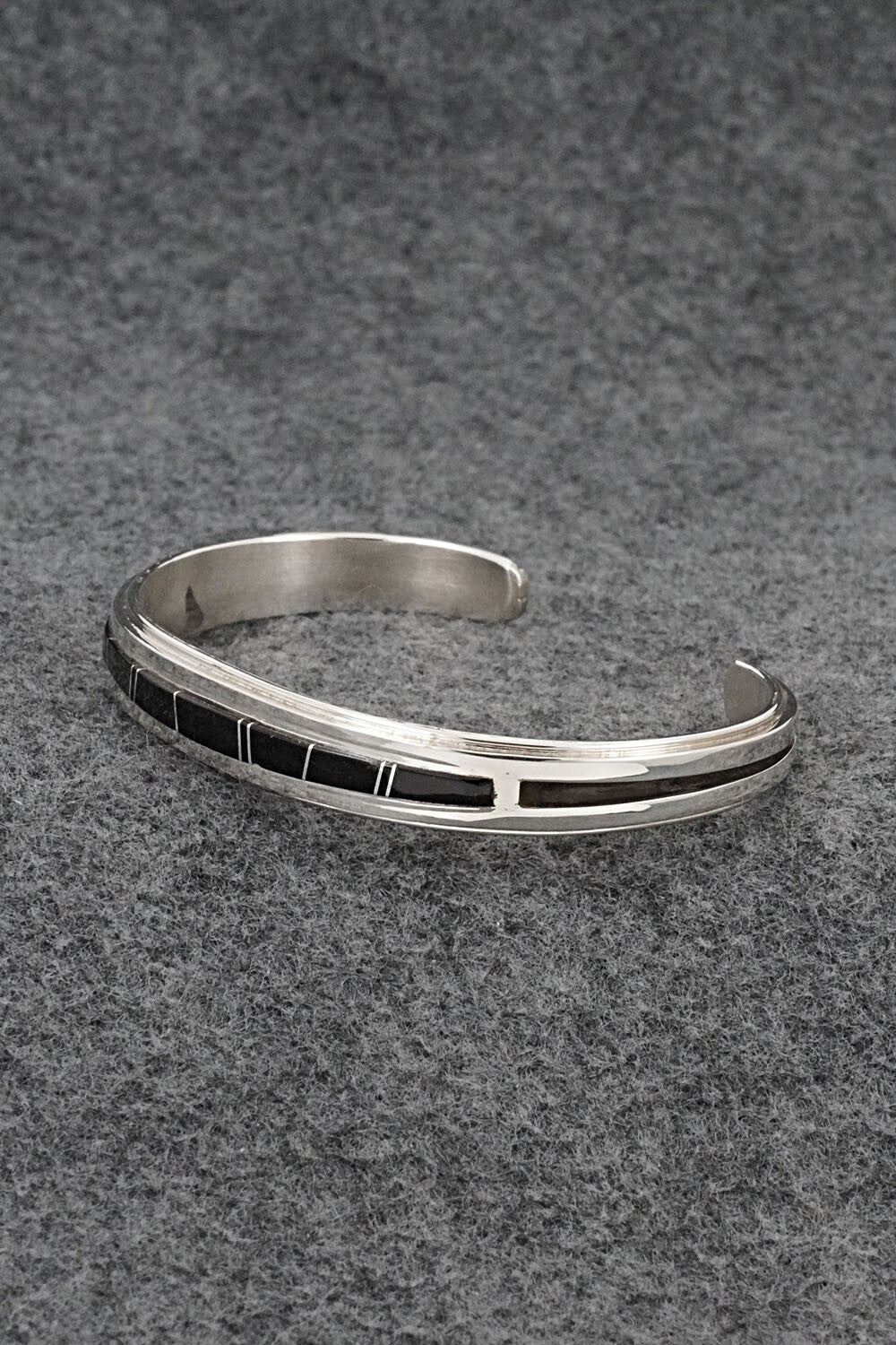 Onyx & Sterling Silver Bracelet - Wilbert Muskett Jr.