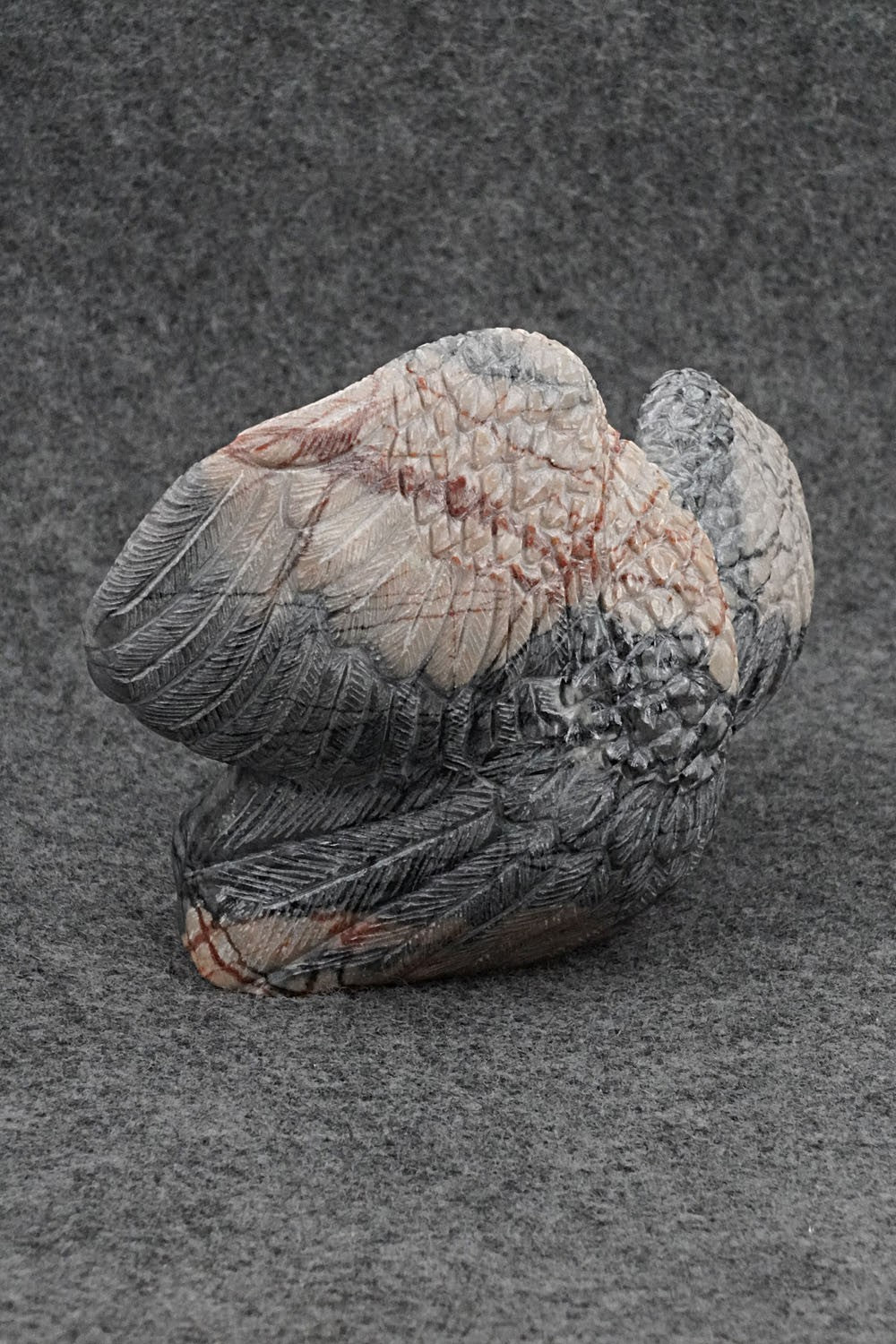 Eagle Zuni Fetish Carving - Terrance Panteah