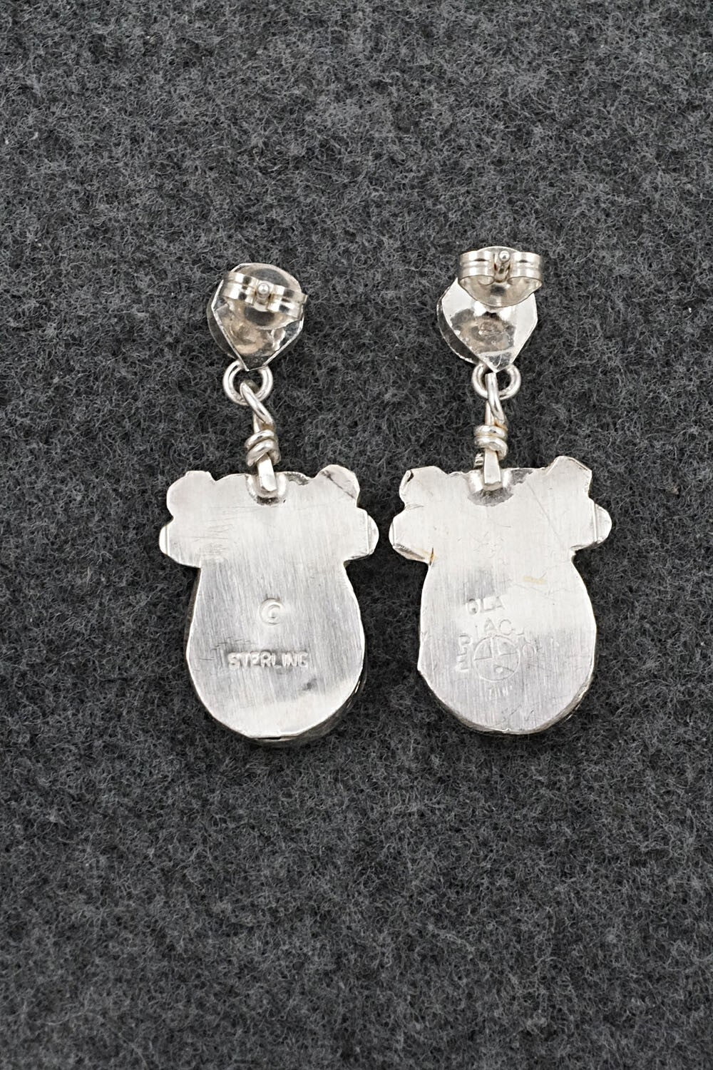 Multi-Stone Inlay & Sterling Silver Earrings - Ola Eriacho