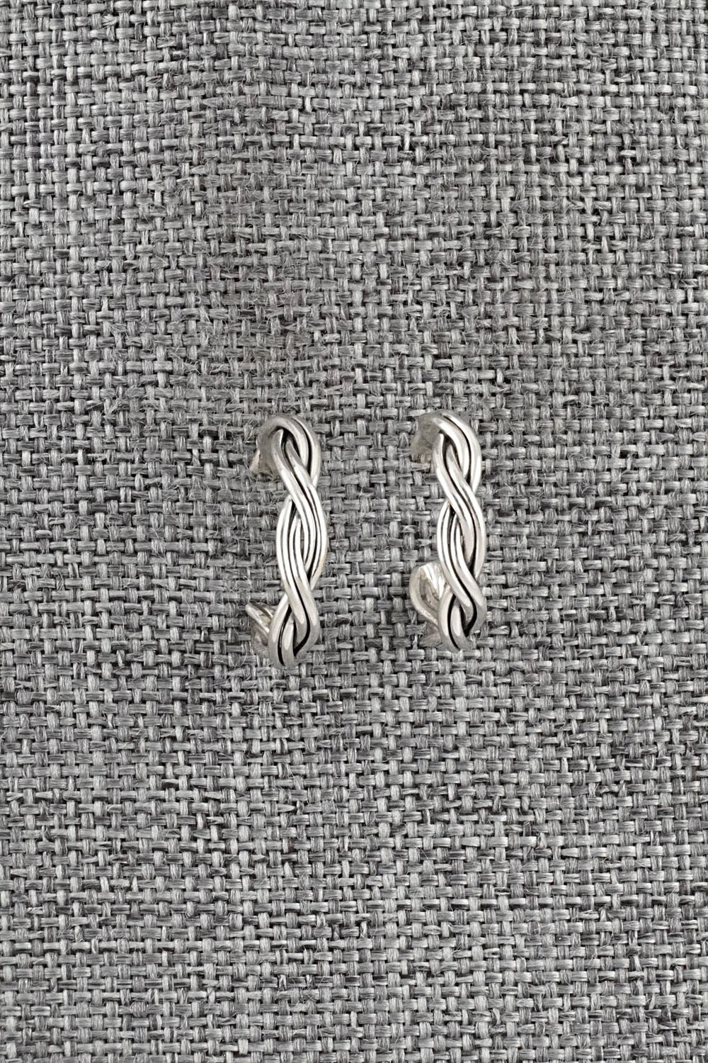 Sterling Silver Hoop Earrings - Elaine Tahe