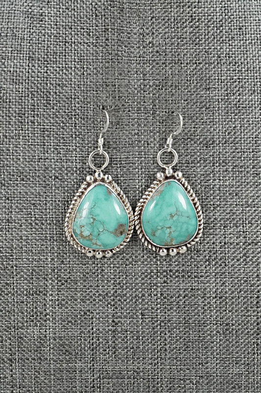 Turquoise & Sterling Silver Earrings - Antwone Brown
