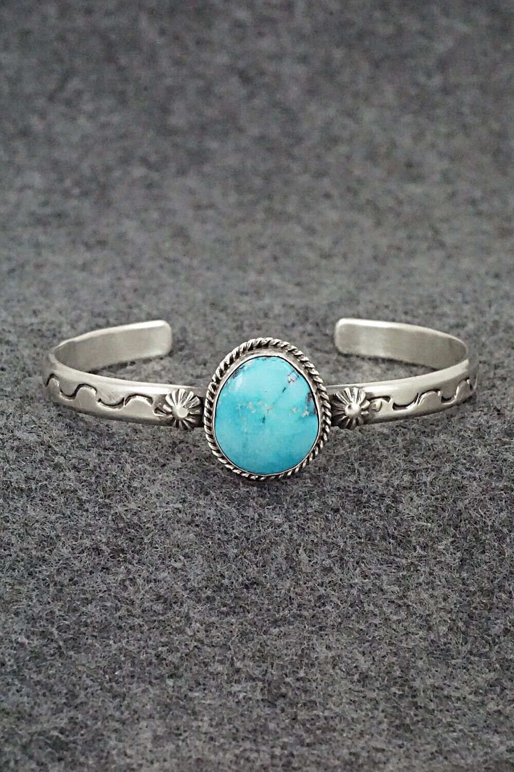 Turquoise & Sterling Silver Bracelet - Samuel Yellowhair