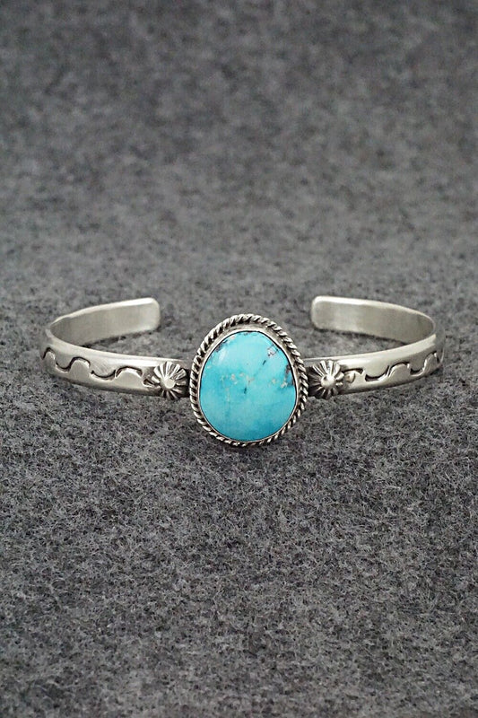 Turquoise & Sterling Silver Bracelet - Samuel Yellowhair