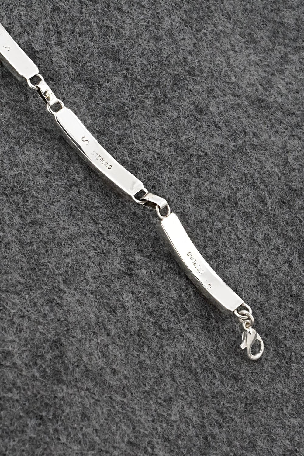 Multi-Stone & Sterling Silver Link Bracelet - Priscella Smith