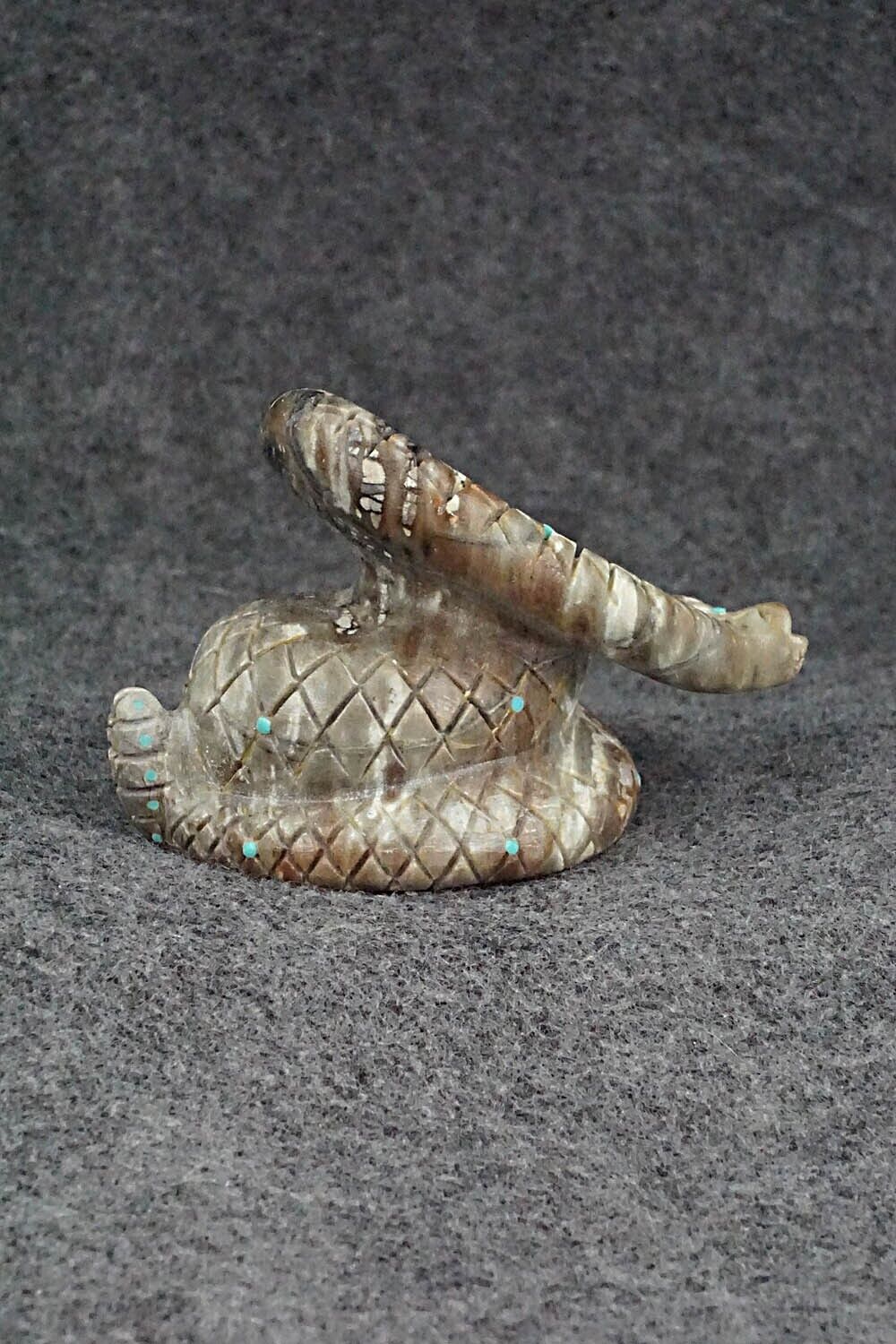 Rattlesnake Zuni Fetish Carving - Douglas Martza