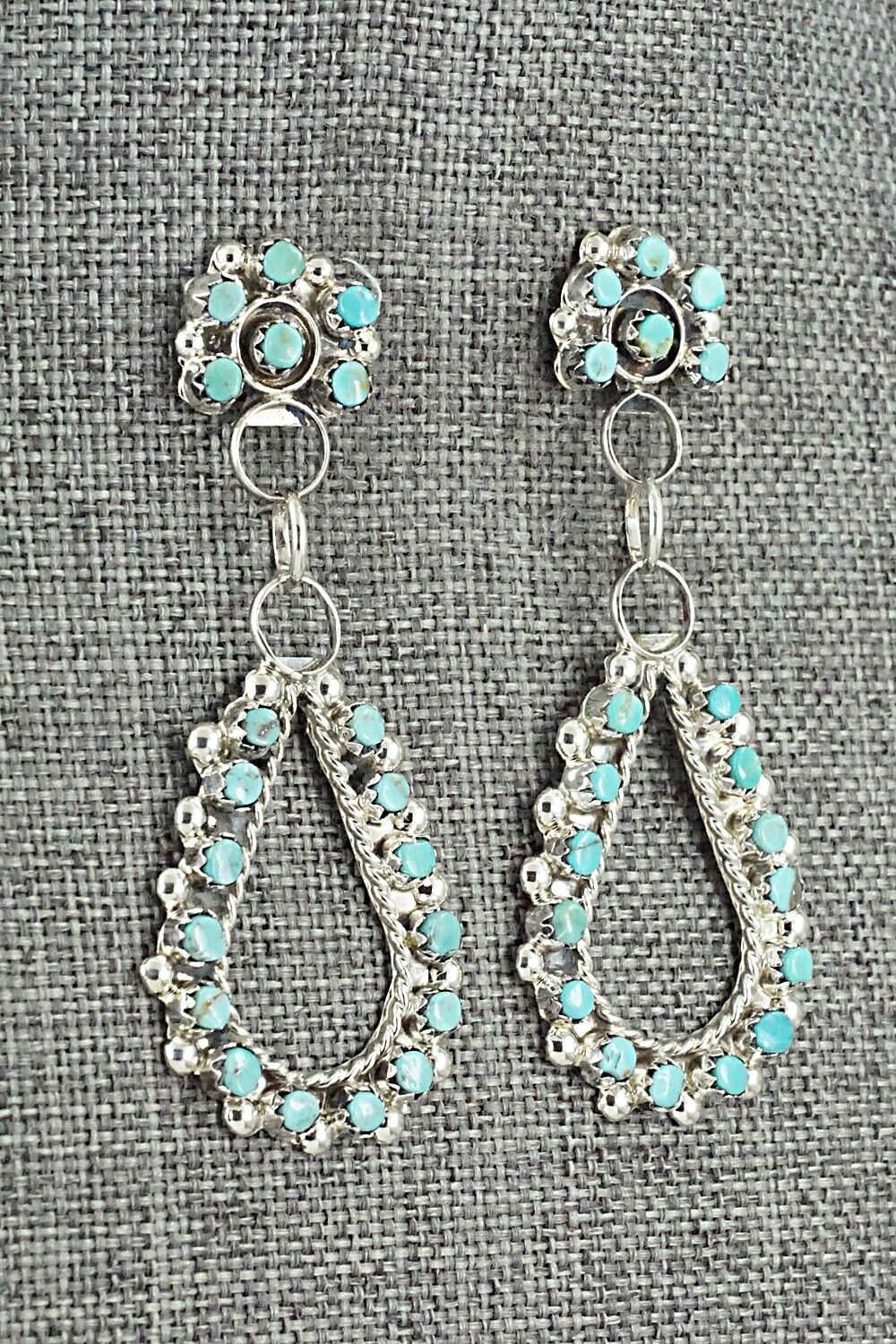 Turquoise & Sterling Silver Earrings - Joanne Cheama