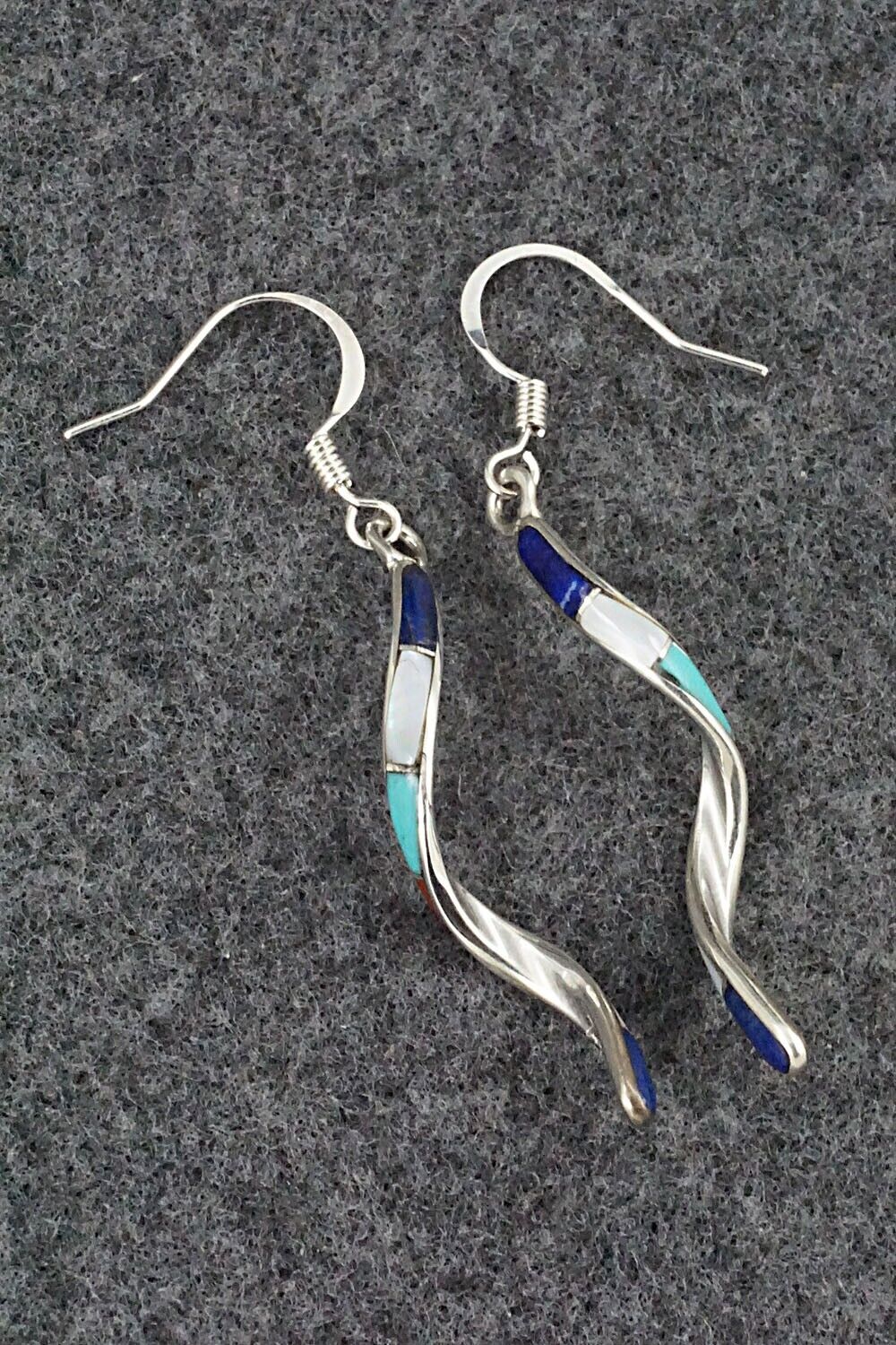 Multi Stone & Sterling Silver Earrings - Ira Johnson