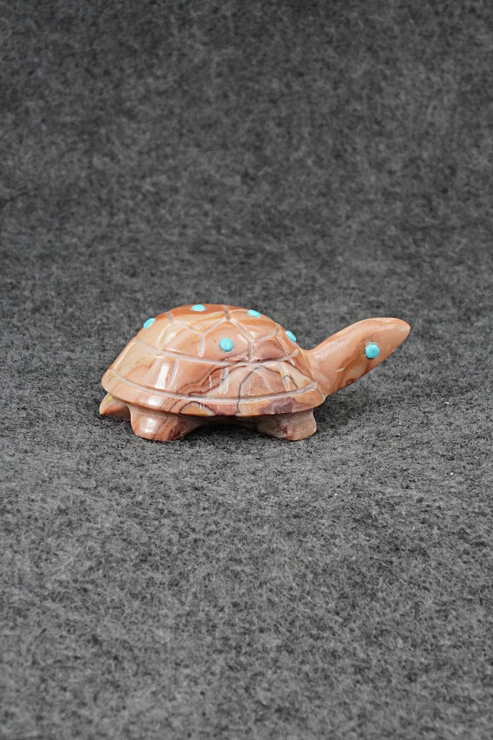 Turtle Zuni Fetish Carving - Ronnie Lunasee