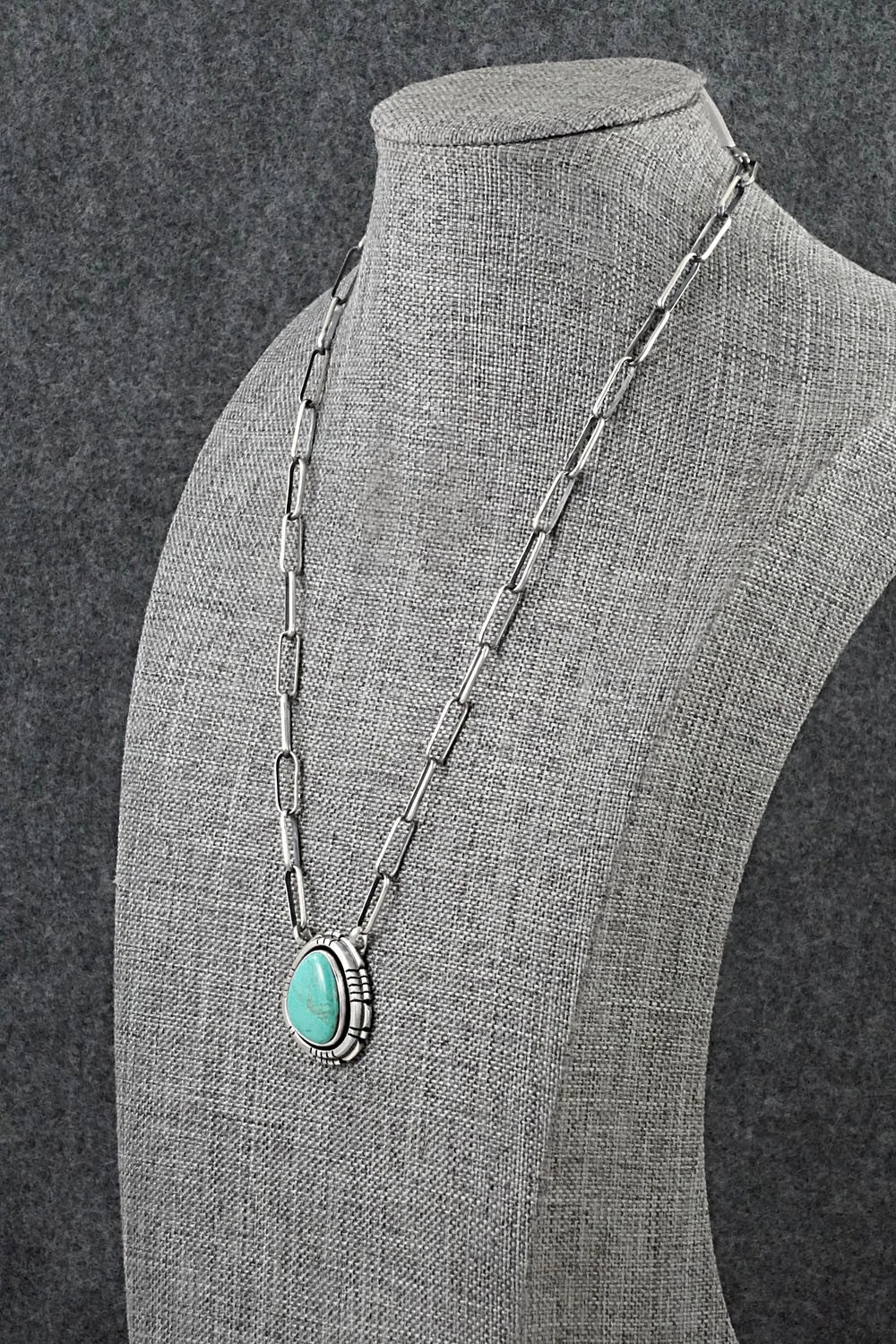Turquoise & Sterling Silver Necklace - Daniel Benally