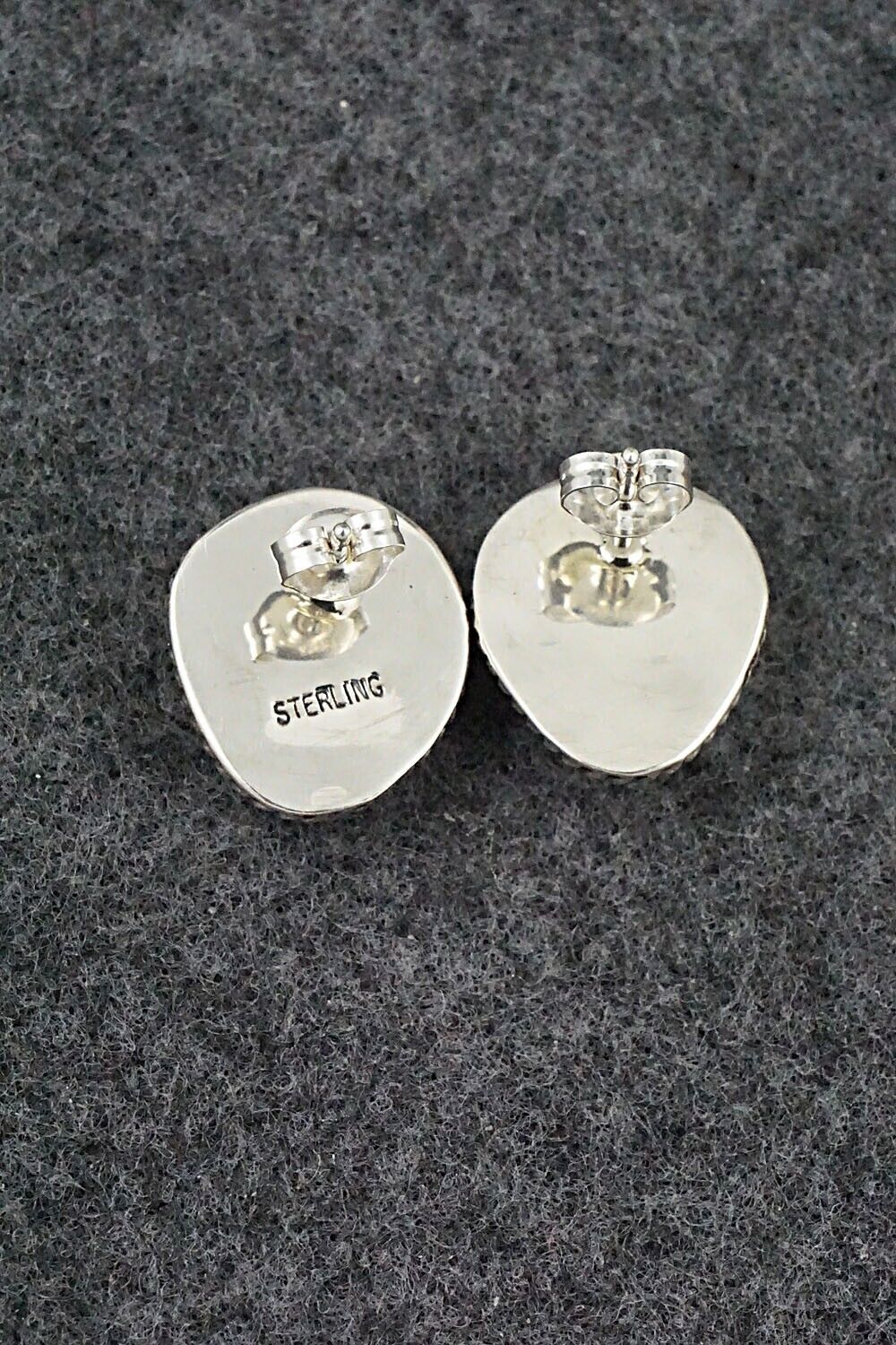 Turquoise & Sterling Silver Earrings - Marco Begaye