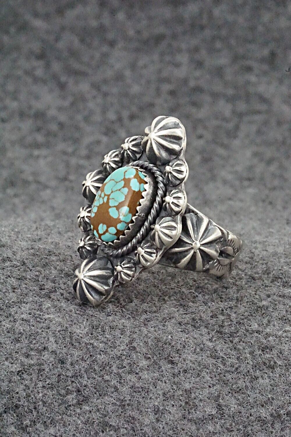 Turquoise & Sterling Silver Ring - Andrew Gordon - 8