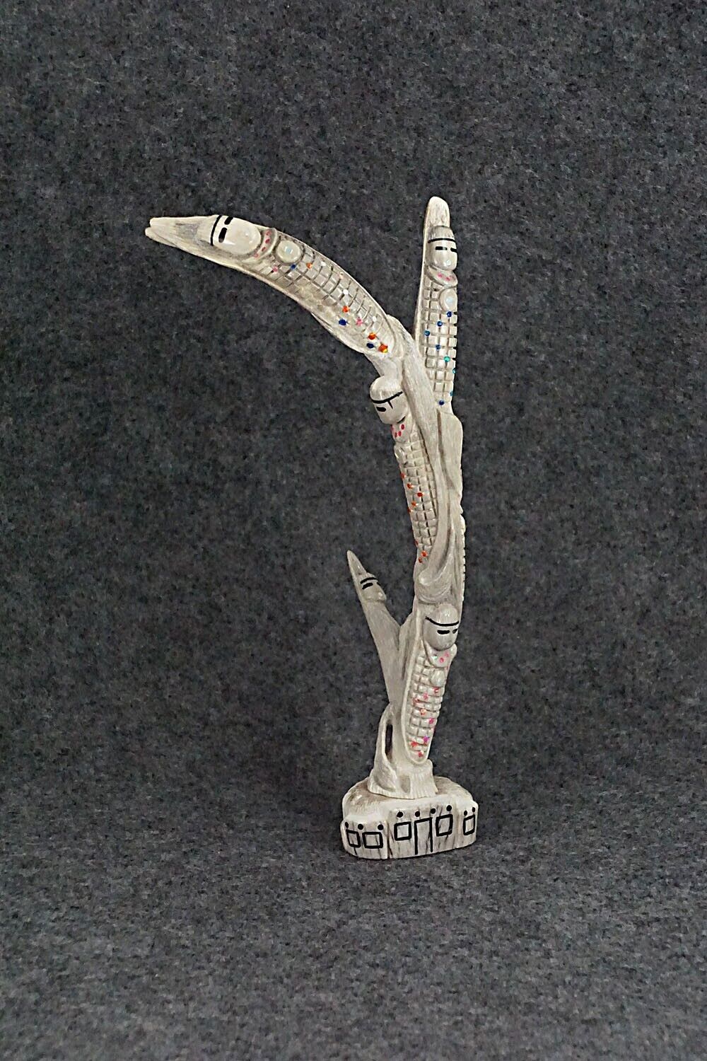 Corn Maidens Zuni Fetish Carving - Destry Siutza