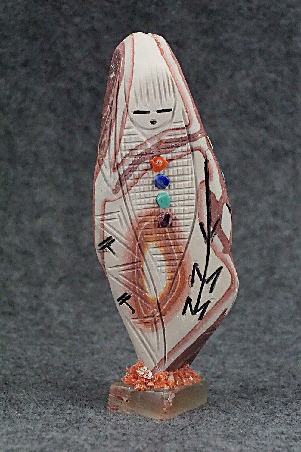 Corn Maiden Zuni Fetish Carving - Gloria Chattin