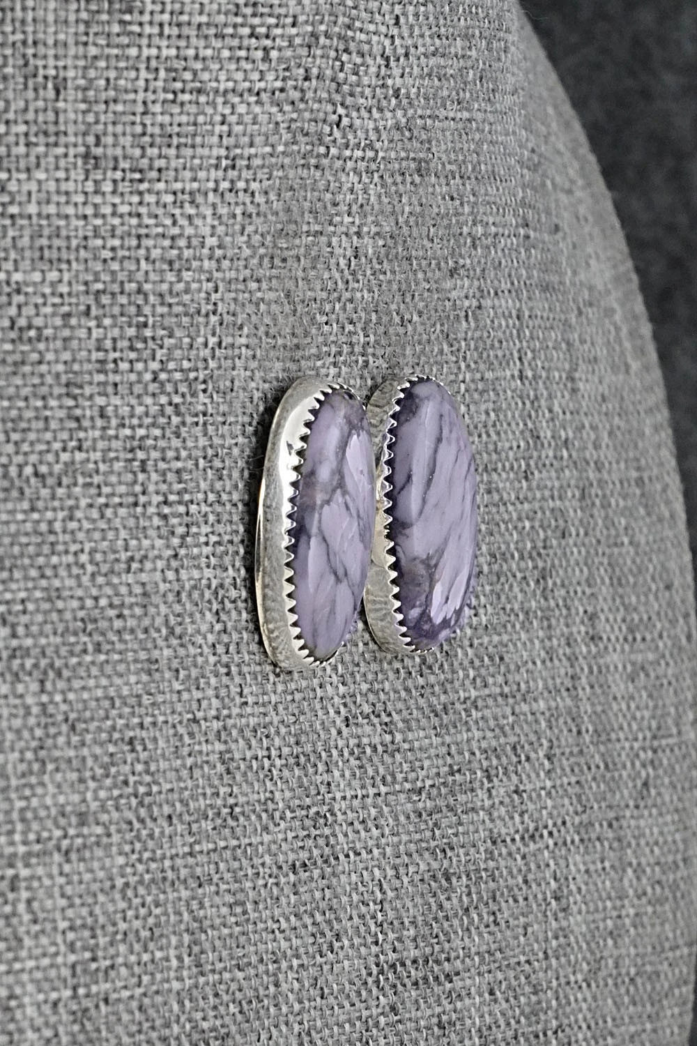Morado & Sterling Silver Earrings - Murray Hannaweeka