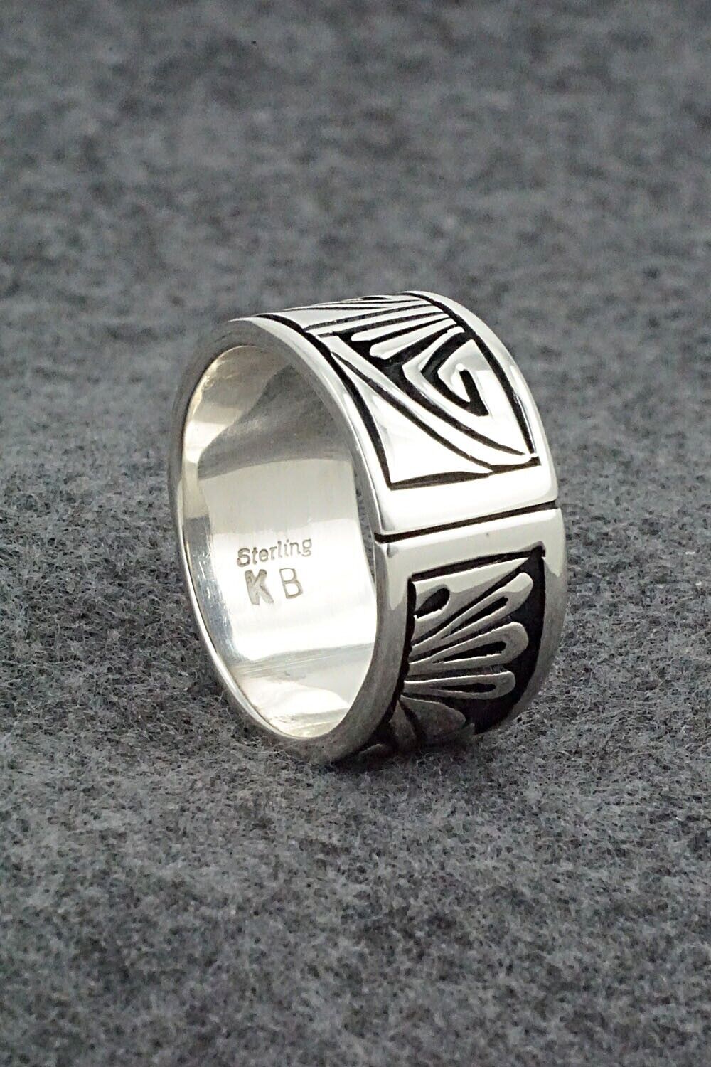 Sterling Silver Ring - Kerry Begay - Size 15