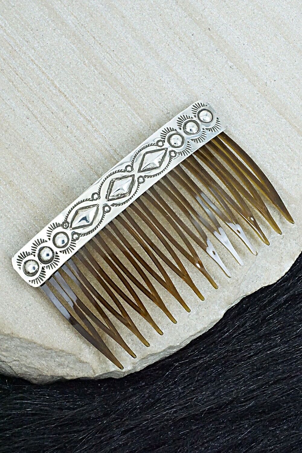 Sterling Silver Hair Combs - Jennie Blackgoat