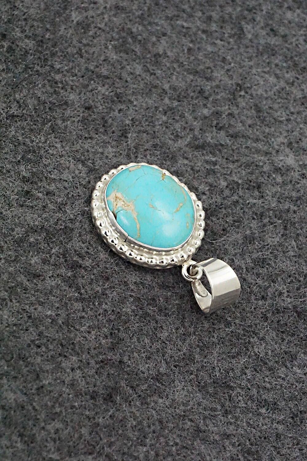 Turquoise & Sterling Silver Pendant - Byron Begay