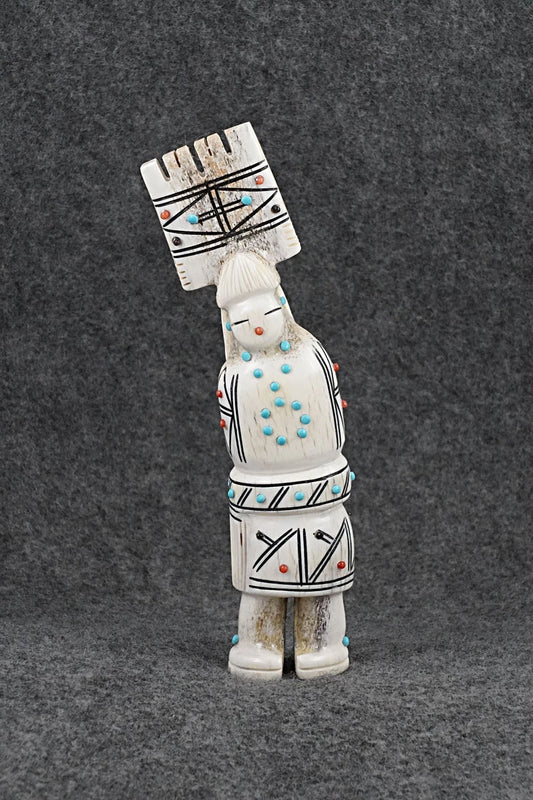Corn Maiden Zuni Fetish Carving - Claudia Peina
