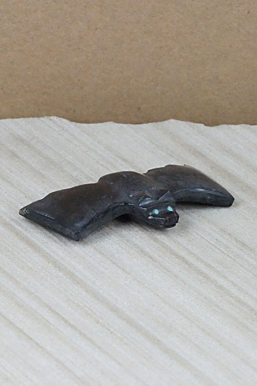 Bat Zuni Fetish Carving - Tim Lementino