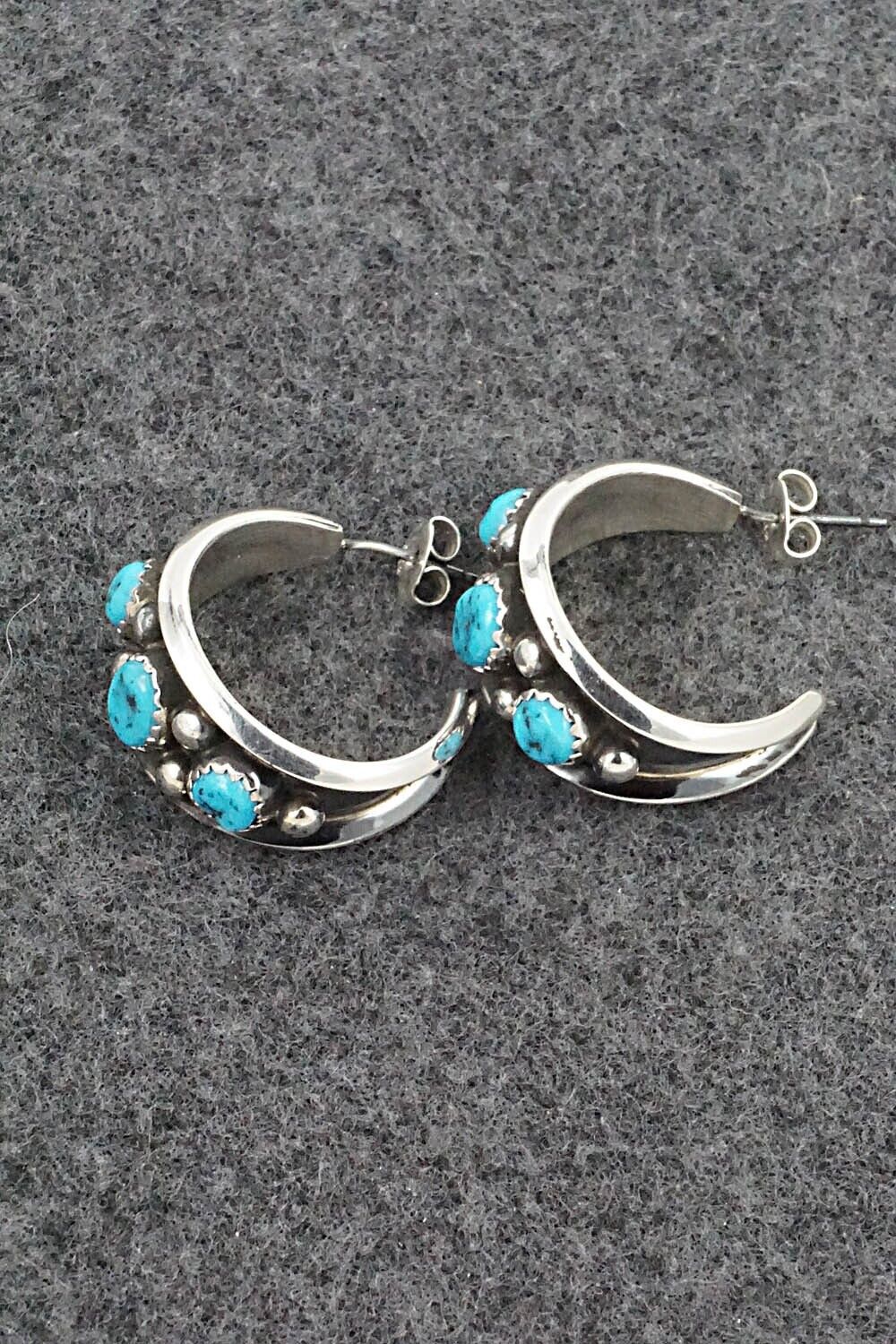 Turquoise & Sterling Silver Earrings - Paul Largo