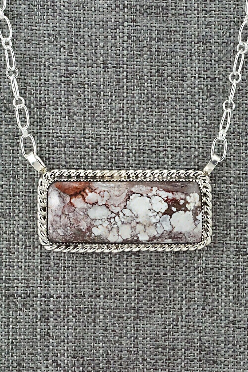 Wild Horse & Sterling Silver Necklace - Angie Platero