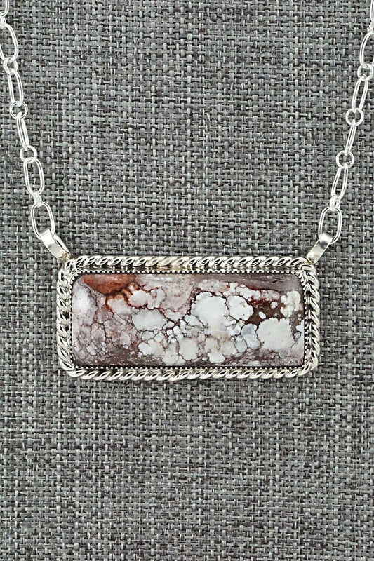 Wild Horse & Sterling Silver Necklace - Angie Platero