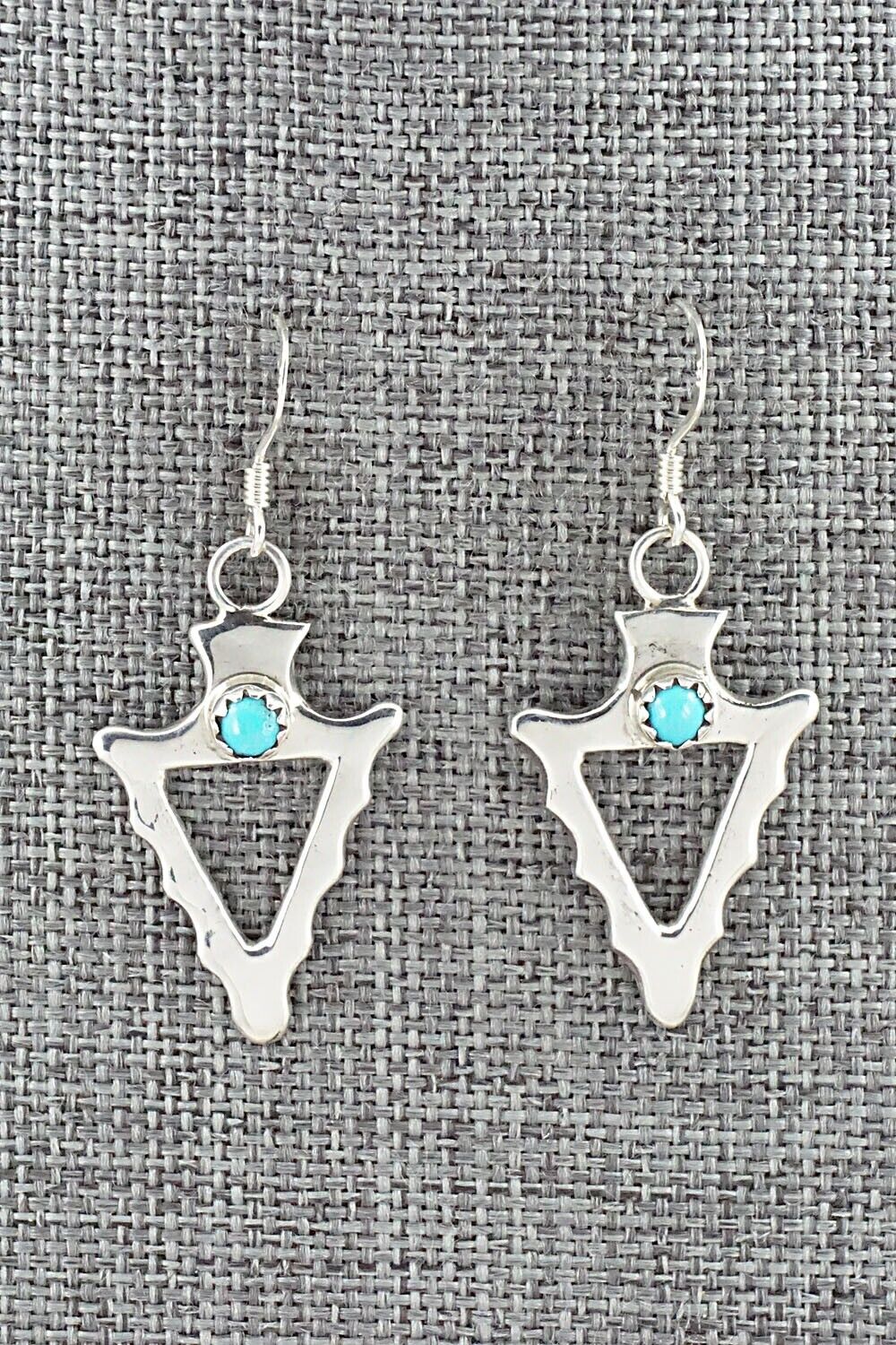 Turquoise & Sterling Silver Earrings - Pauline Nelson