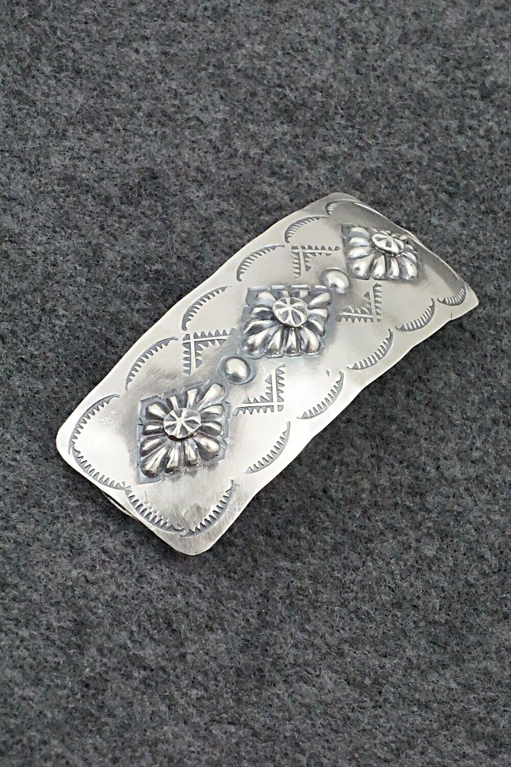 Sterling Silver Hair Barrette - Tim Yazzie