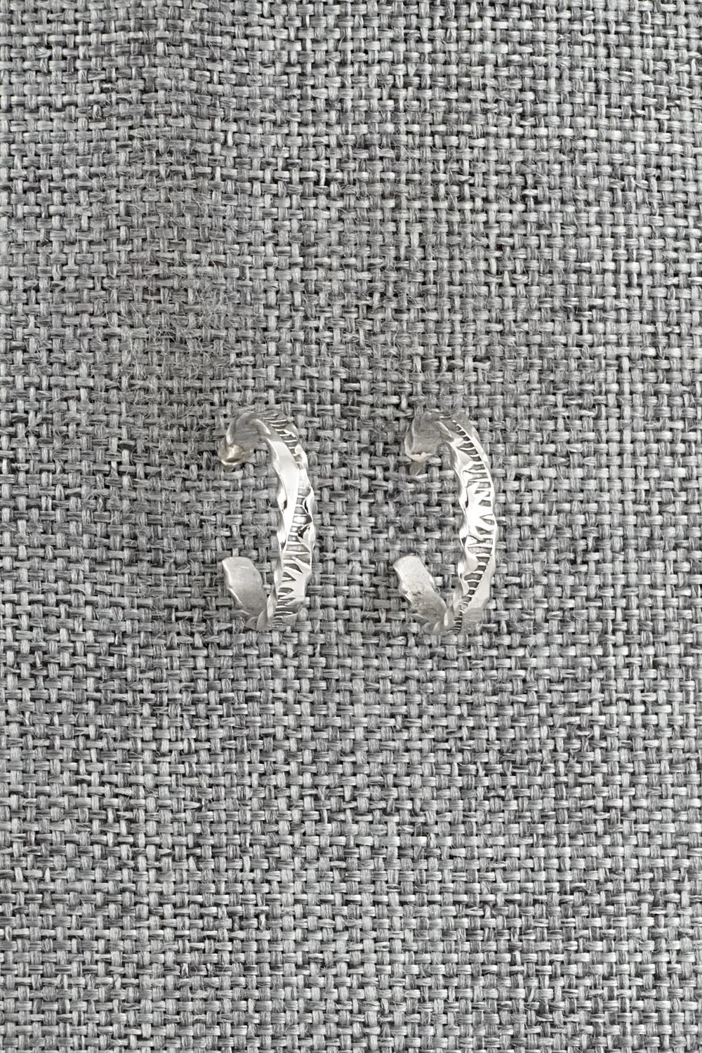 Sterling Silver Hoop Earrings - Elaine Tahe