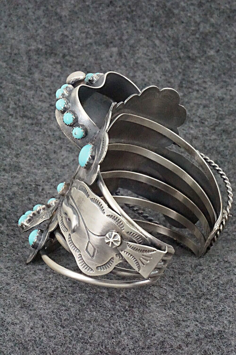 Turquoise & Sterling Silver Bracelet - Tim Yazzie
