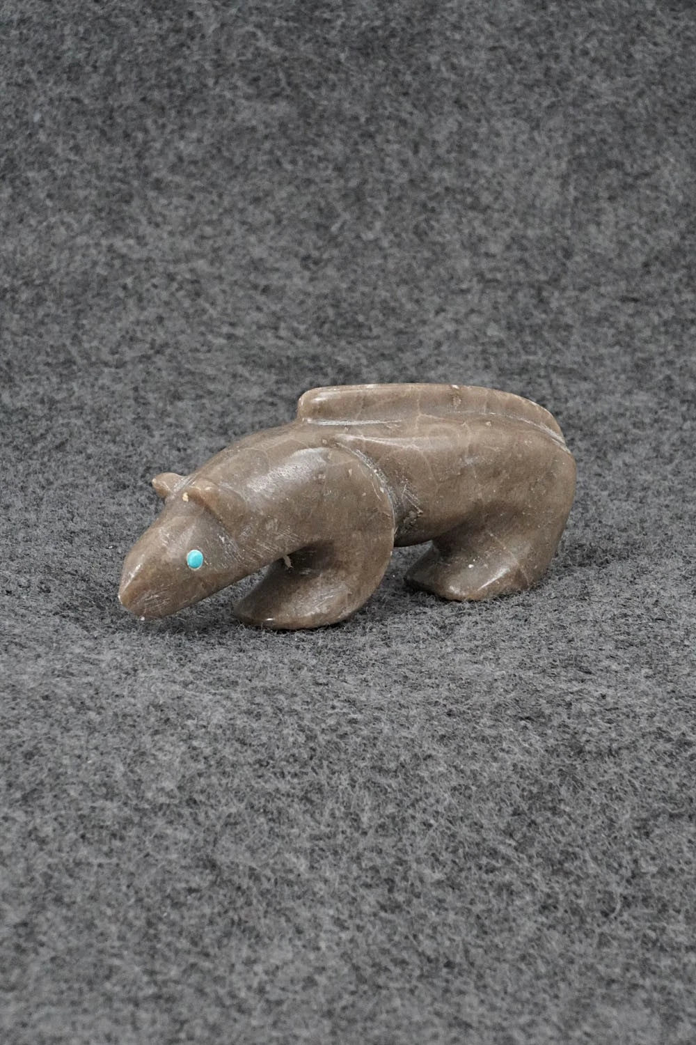 Mountain Lion Zuni Fetish Carving - Ronnie Lunasee