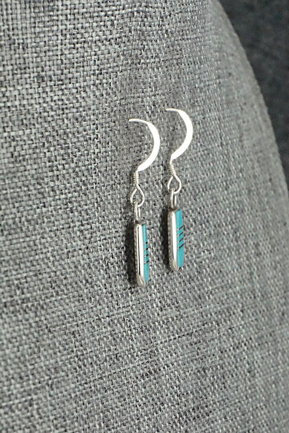 Turquoise & Sterling Silver Earrings - Valintino Laate