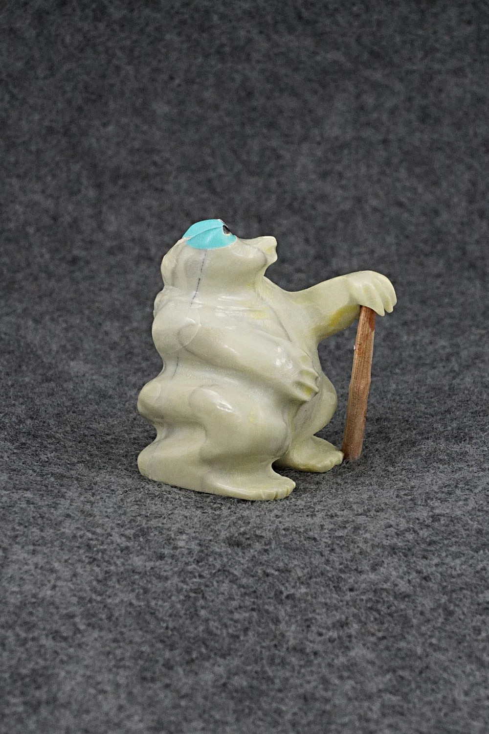 Frog Zuni Fetish Carving - Freddie Leekya