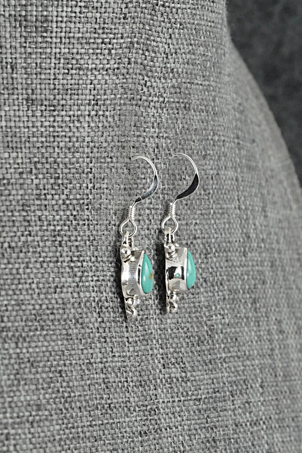Turquoise and Sterling Silver Earrings - Sharon McCarthy