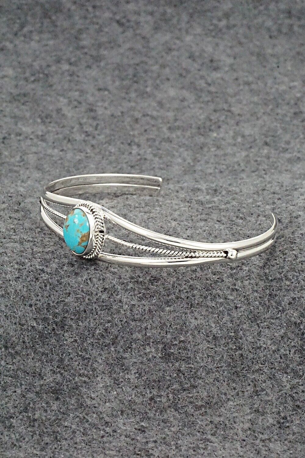 Turquoise and Sterling Silver Bracelet - Alice Rose Saunders