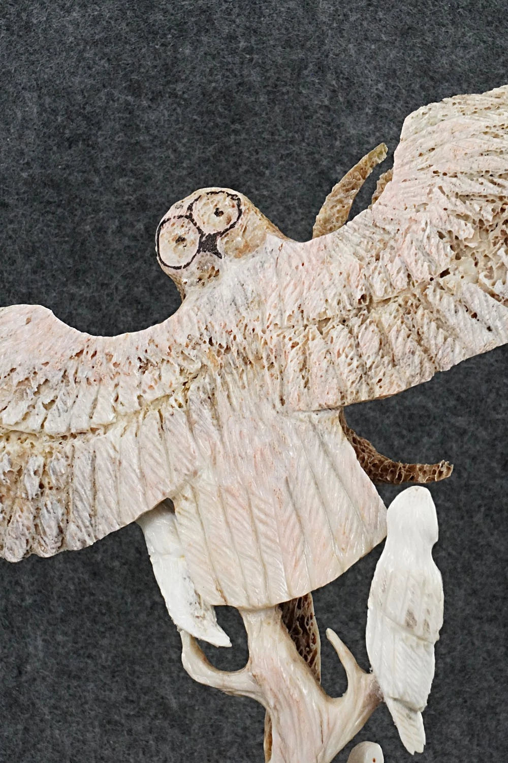 Owls Zuni Fetish Carving - Ruben Najera