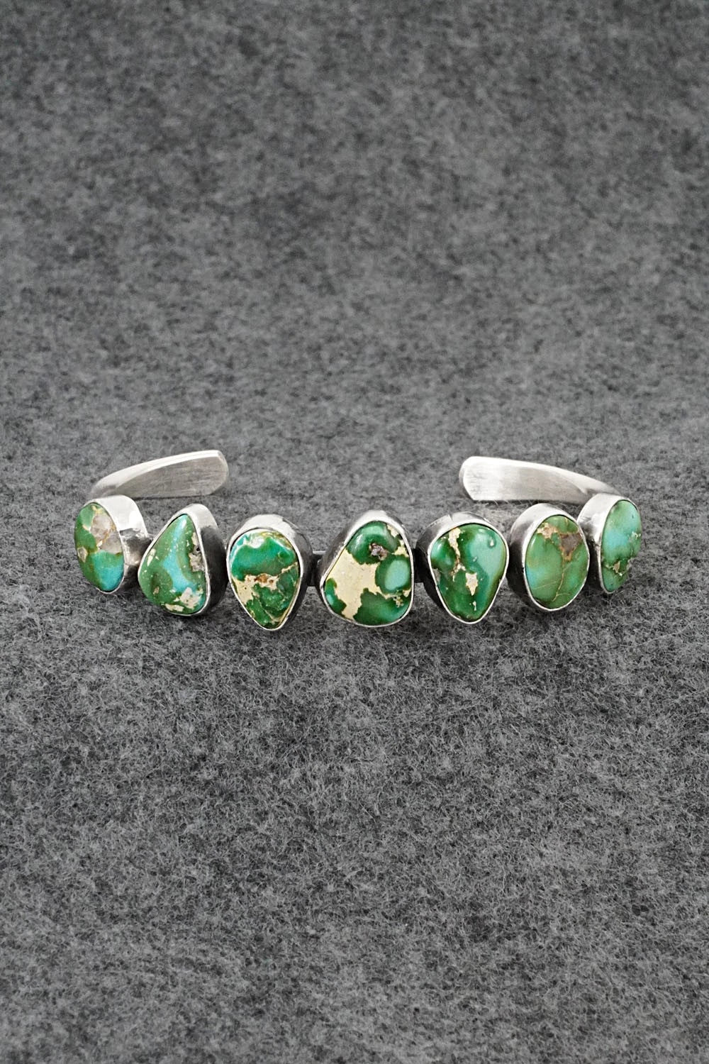 Turquoise & Sterling Silver Bracelet - Tom Lewis