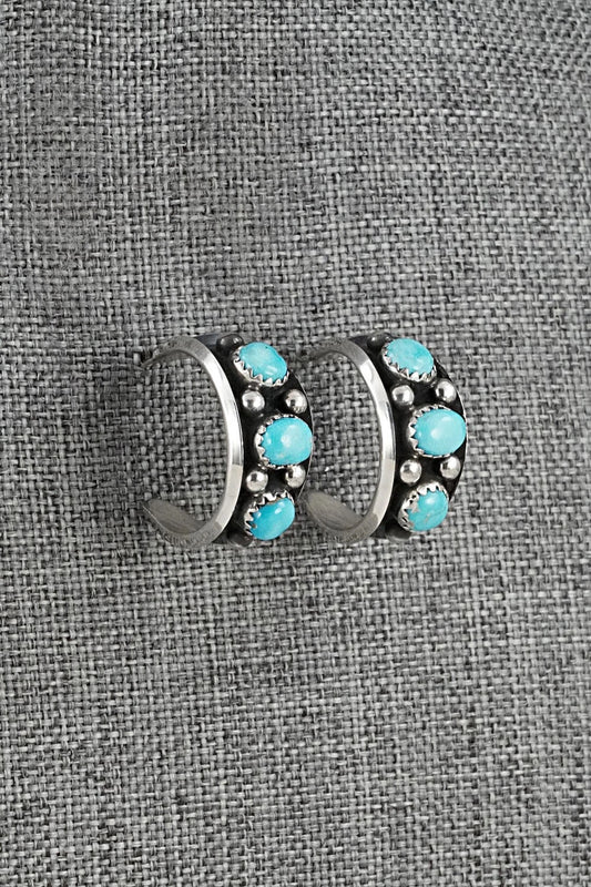 Turquoise & Sterling Silver Earrings - Paul Largo