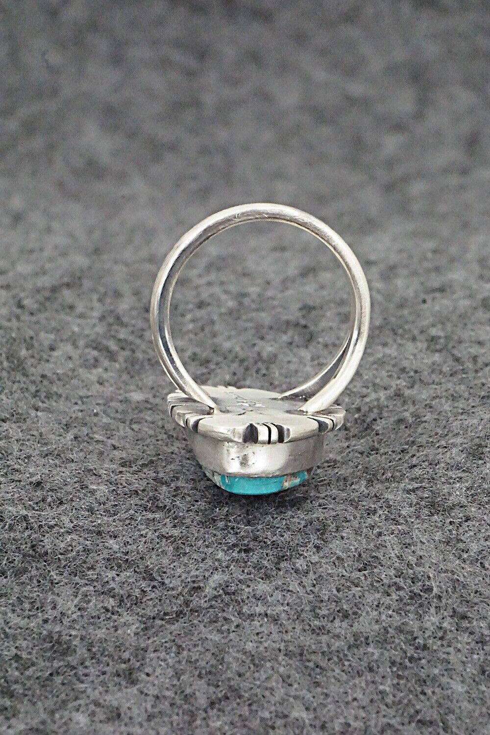 Turquoise & Sterling Silver Ring - Randy Boyd - Size 7.5