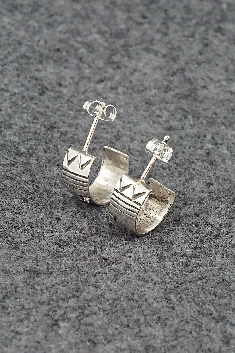 Sterling Silver Hoop Earrings - Nora Ashley