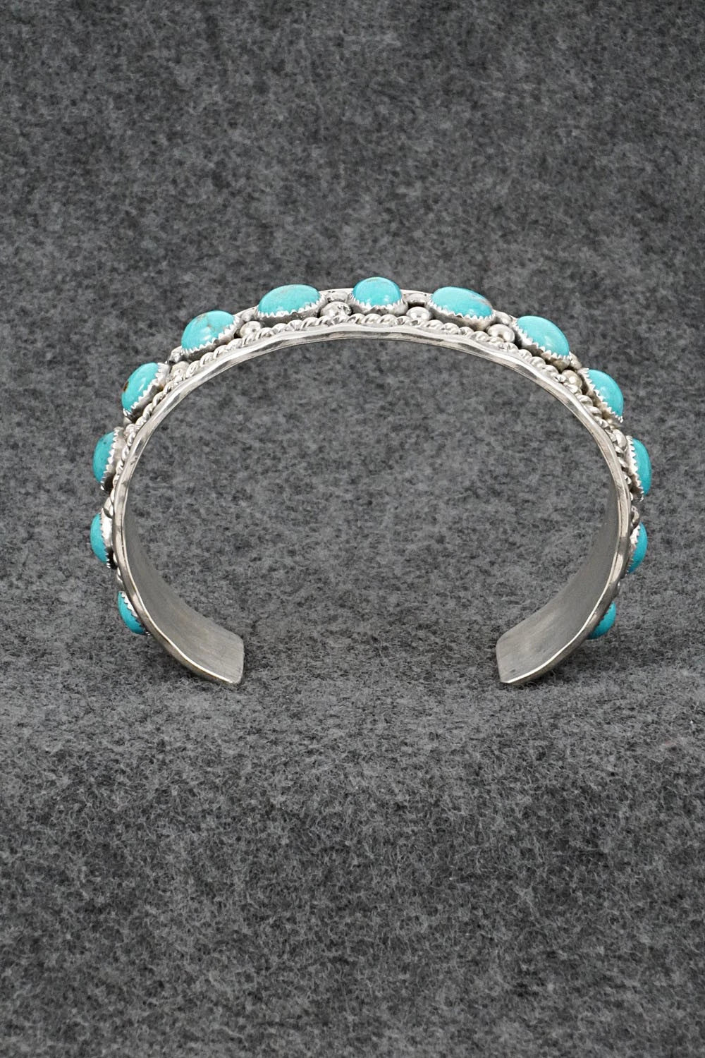 Turquoise & Sterling Silver Bracelet - Chester Charley