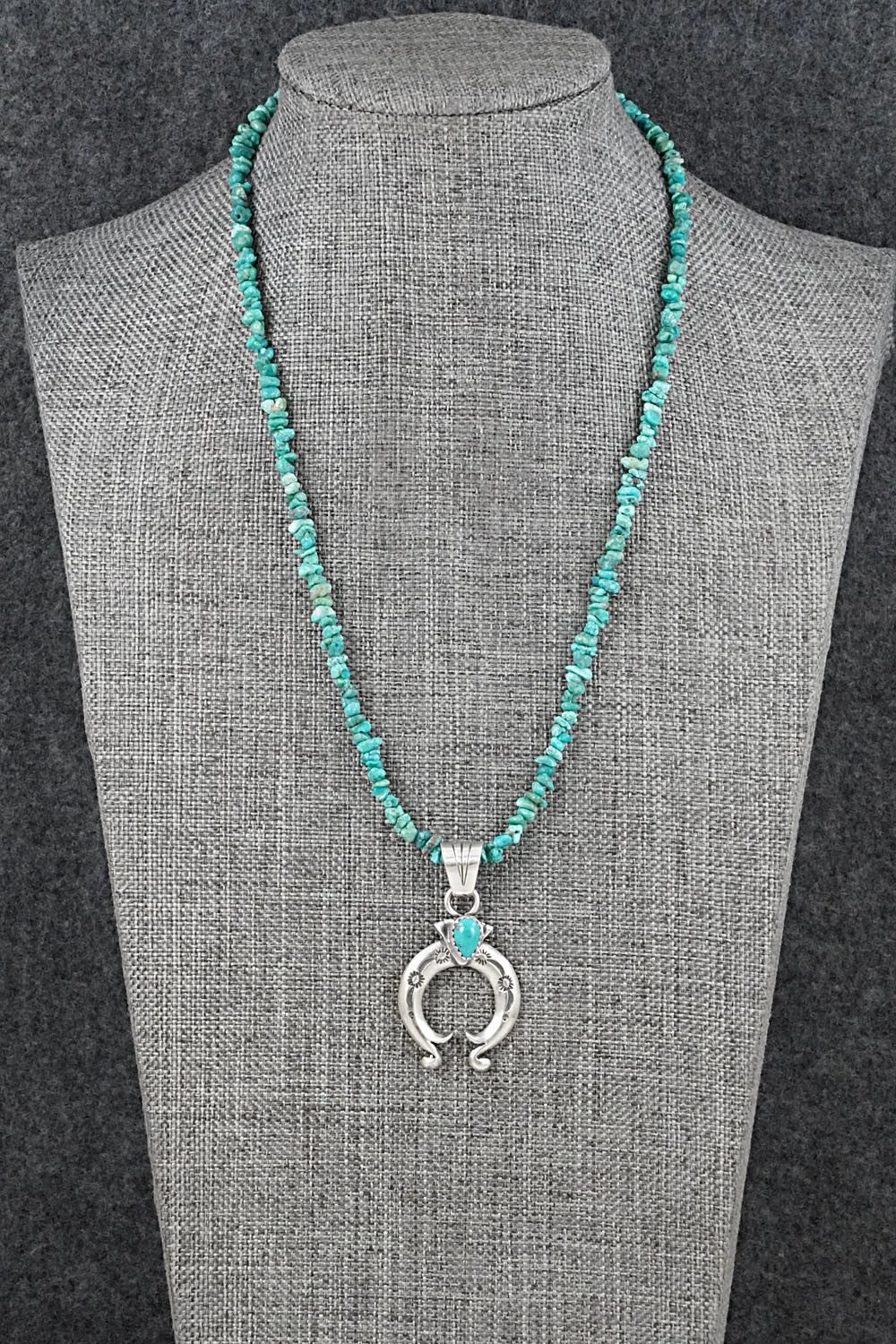 Turquoise & Sterling Silver Necklace - Sharon McCarthy