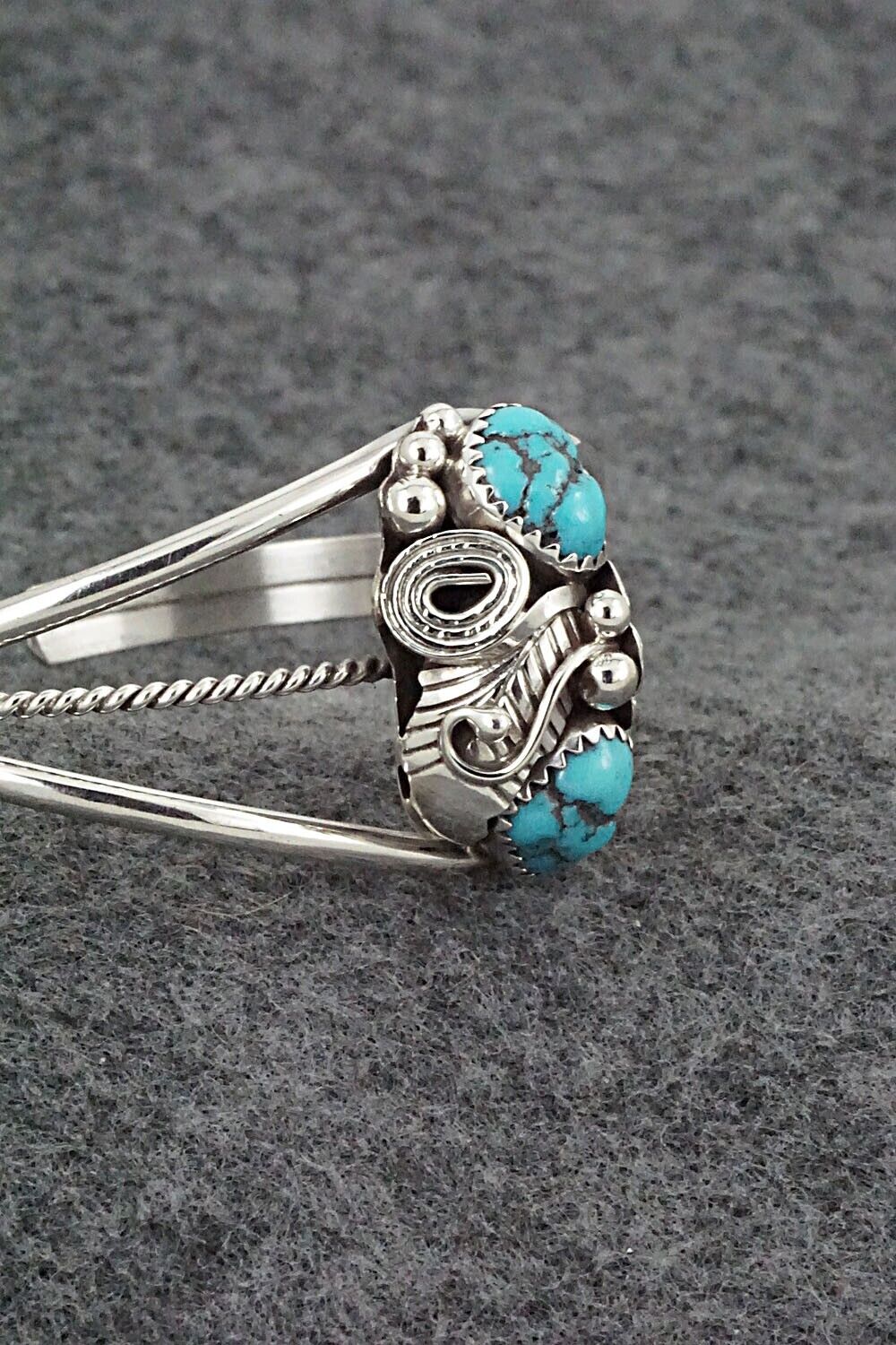 Turquoise & Sterling Silver Bracelet - Max Calladitto