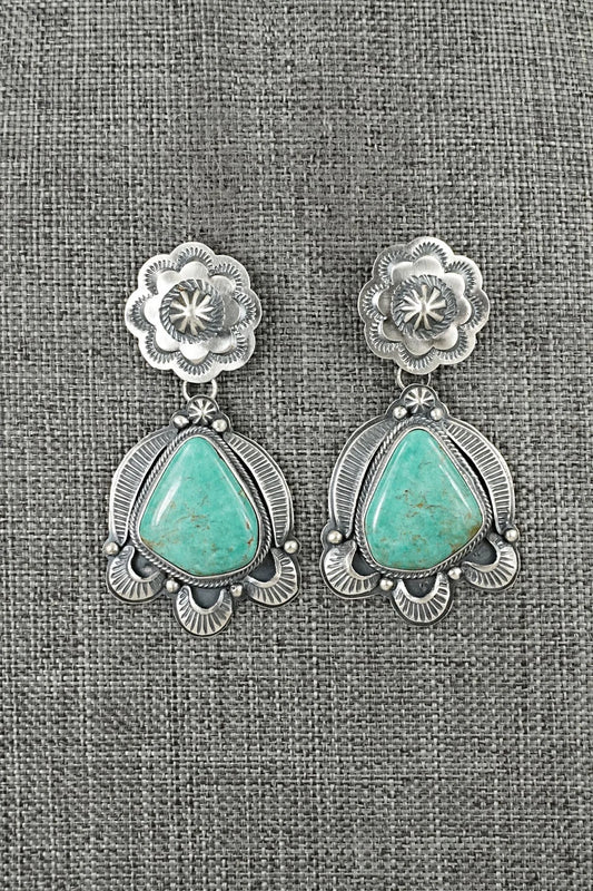 Turquoise & Sterling Silver Earrings - Randy Boyd