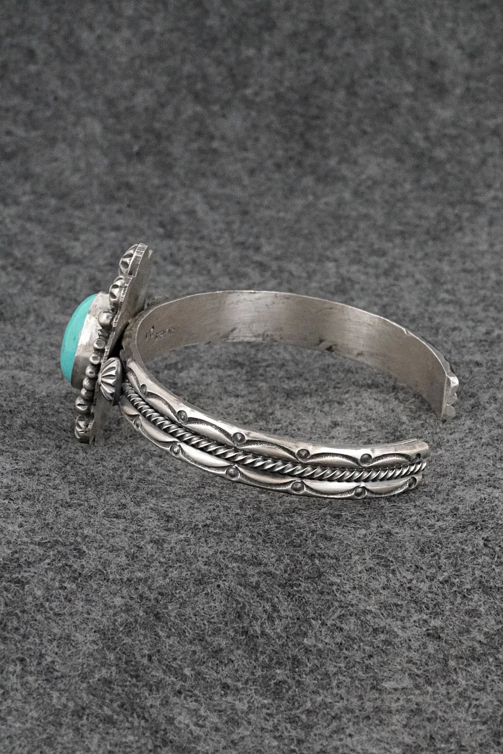 Turquoise & Sterling Silver Bracelet - Michael Calladitto