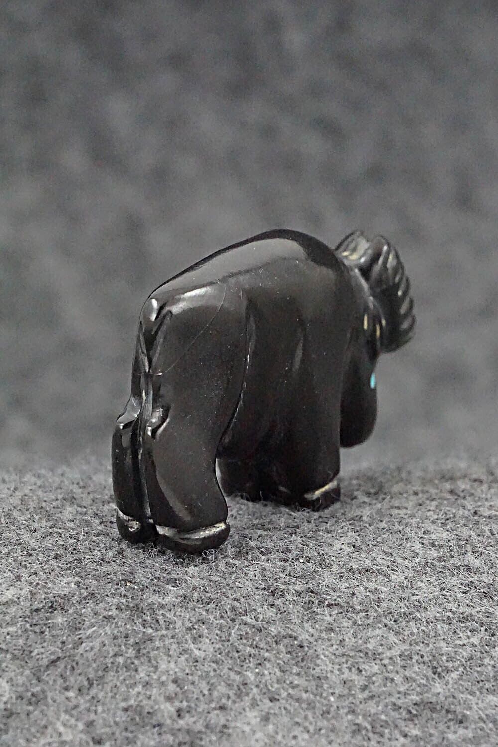 Moose Zuni Fetish Carving - Andres Quandelacy