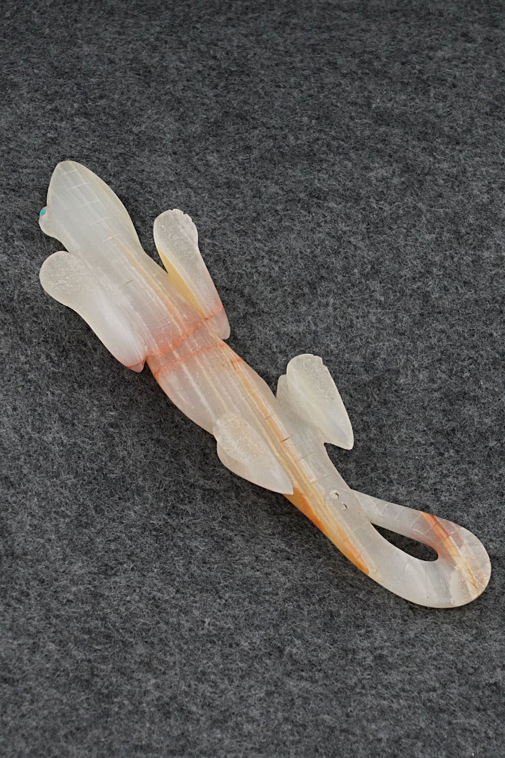 Lizard Zuni Fetish Carving - Lance Cheama