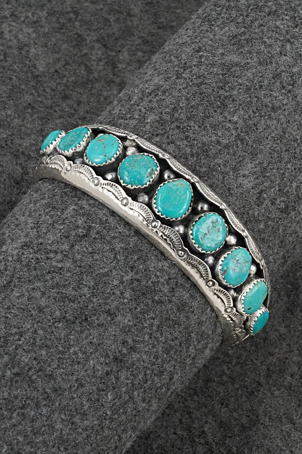 Turquoise & Sterling Silver Bracelet - Wilbert Muskett Sr.